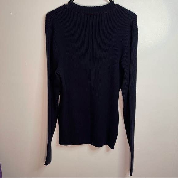 Polo Jeans Company Ralph Lauren Navy Blue Sweater - Picture 5 of 7